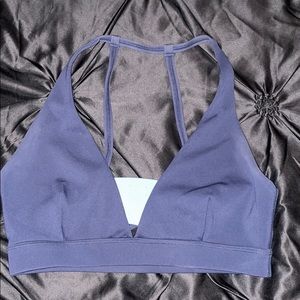 Kendall & Kylie Sports Bra, Navy, Size S